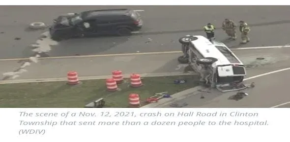 Clinton Township T-Bone Crash at Hall Road and Partridge Creek