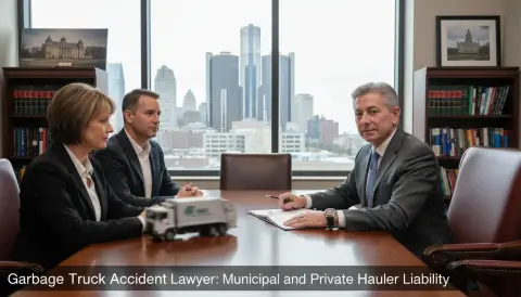 Garbage Truck Accident Lawyer: Municipal and Private Hauler Liability - Featured Image