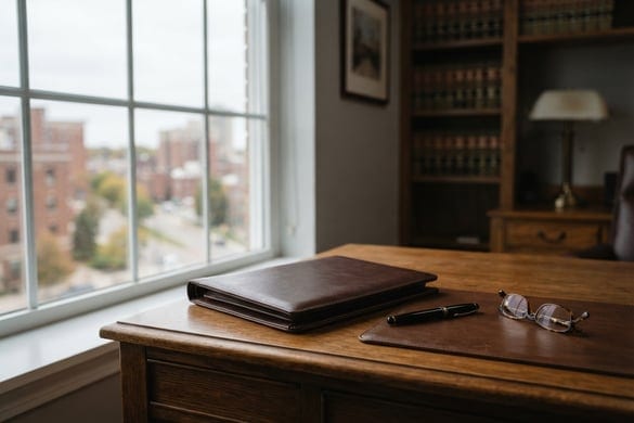 Legal documents and pen on a desk, representing Michigan personal injury representation